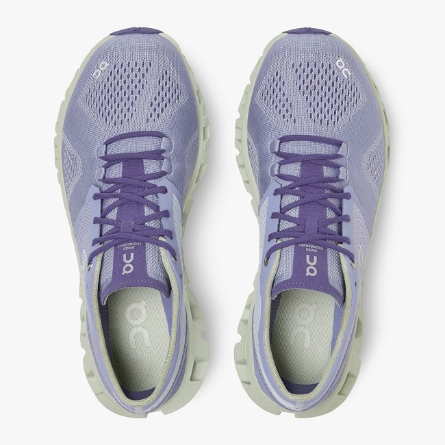 ON Cloud X Womens - Women's Trainers NZ-27936 Lavender/Ice